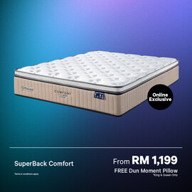[Online Exclusive] Orthorest SuperBack Comfort Mattress